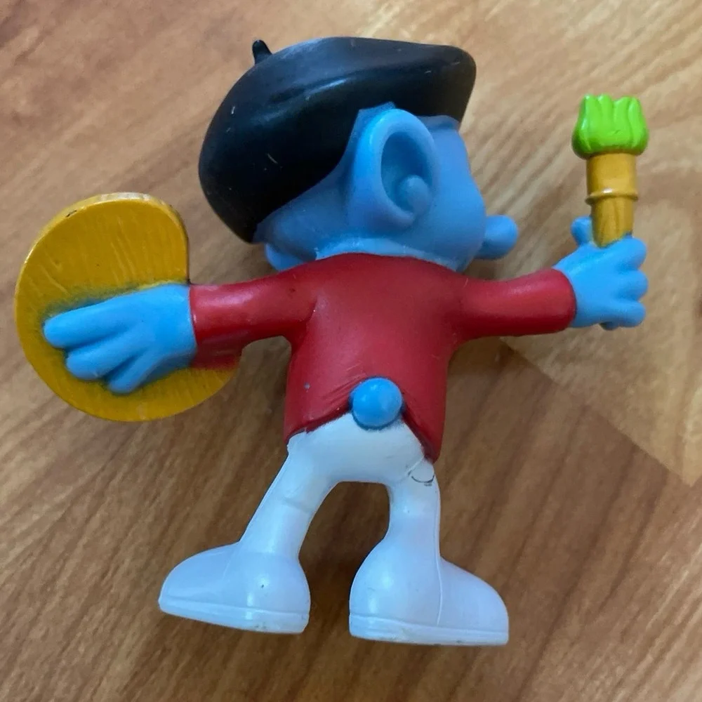 2014‎ : Painter Smurf character toy from The Smurf movie.